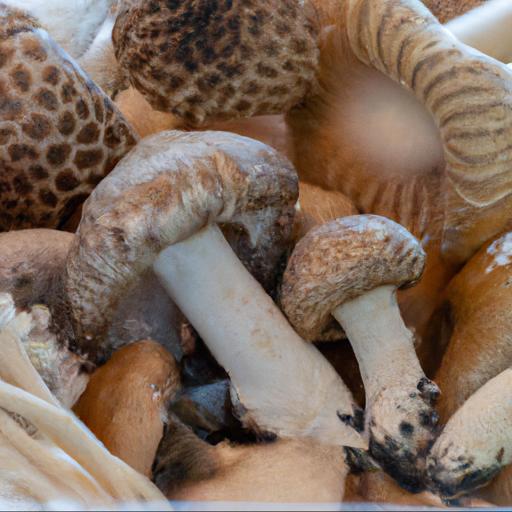 Różne rodzaje grzybów stosowanych w leczeniu